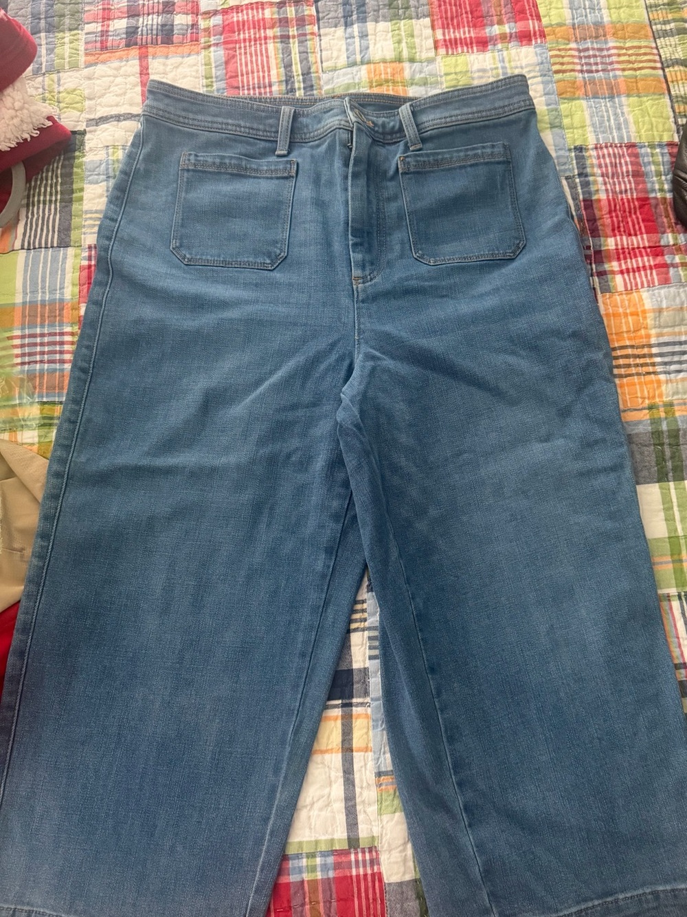 Talbots  Cropped Wide-Leg Jeans - Picture 5 of 8